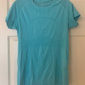 LuLu Lemon short sleeve shirt size 10
